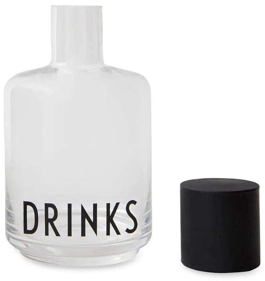 Sklenená karafa Design Letters Drinks, 500 ml