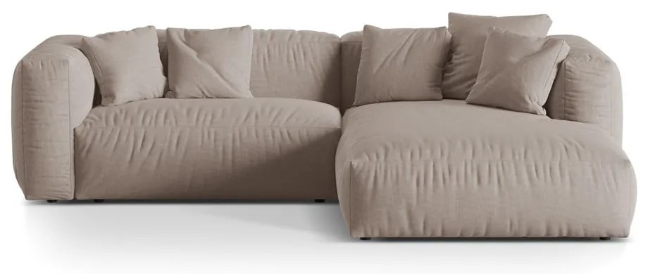Béžová modulárna rohová pohovka (pravý roh) Martina – Micadoni Home