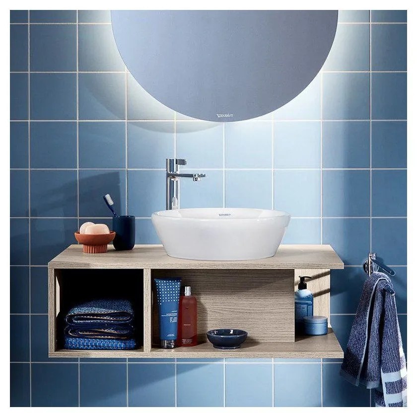 DURAVIT D-Neo závesná skrinka pod umývadlo na dosku Compact, 1 otvorená priehrada vľavo, 1000 x 480 x 260 mm, dub prírodný, DE493903030