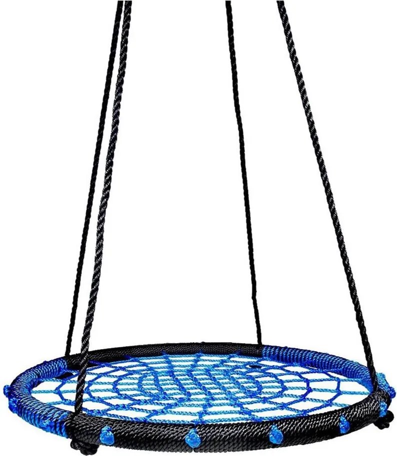 Hojdačka pr. 80 cm čierna/modrá