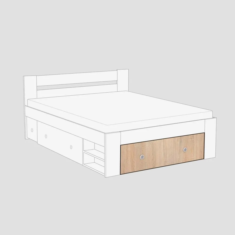 BTC LARISA UP ČELO 2: 140x200 Varianta: DUB BARDOLINO