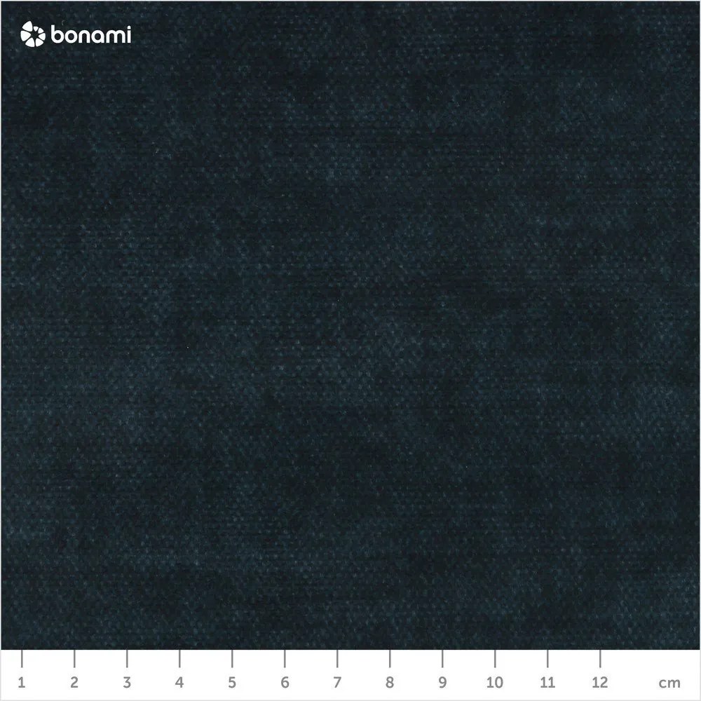 Tmavomodrá čalúnená dvojlôžková posteľ s úložným priestorom s roštom 180x200 cm Jade – Bobochic Paris