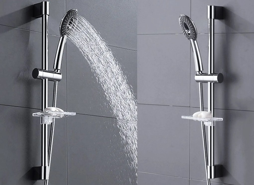 Tutumi Rea príslušenstvo, sprchový stĺp s držiakom ručnej sprchy 70cm, 322215A, zlatá, REA-P5981