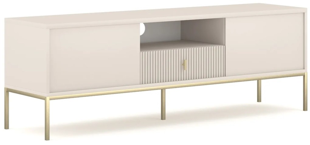 TV stolík Maggiore 154,5 cm kašmírový/zlatý