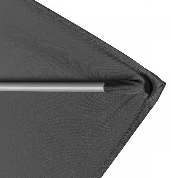 Doppler ACTIVE 200 x 300 cm – slnečník s kľukou antracitový (kód farby 840'), 100 % polyester