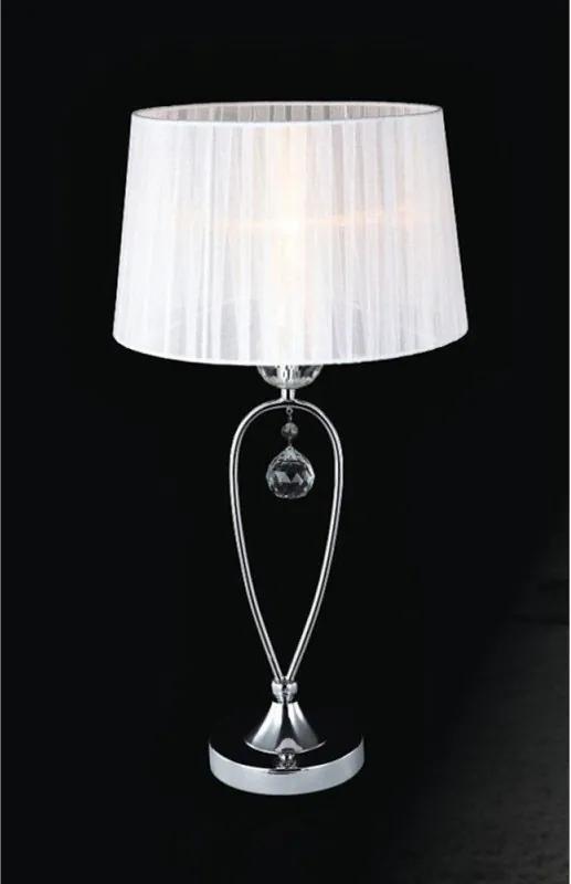 Krištáľová stolná lampa Italux MTM1637-1W