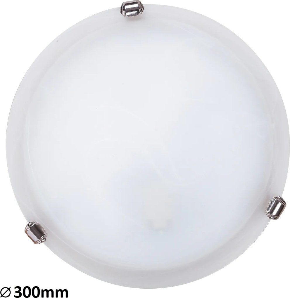 Rabalux ALABASTRO 3202 prisadené svietidlo 1x60W | E27 | IP20 - biely alabaster
