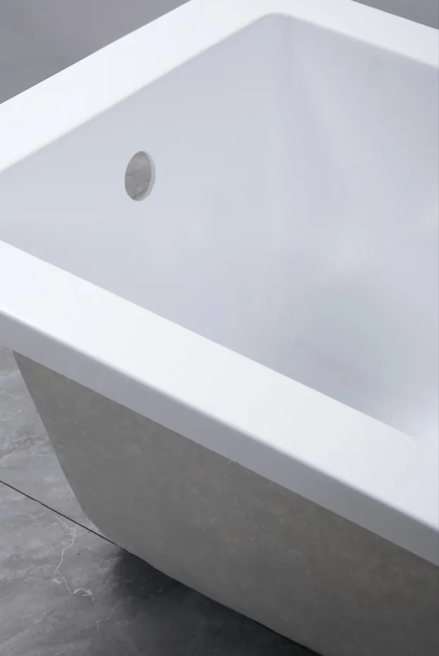 Erga Pureline-S, vaňa 1500x700x400 mm bez nožičiek, biela lesklá, ERG-V07-PURELINE-S-150x070-WH