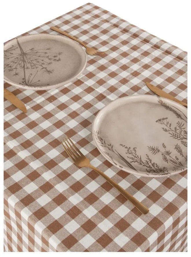 Bavlnený obrus 150x150 cm Gingham – Tiseco Home Studio