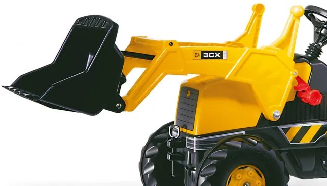 Šlapací traktor JCB s prednou aj zadnou lyžicou Rolly Toys 812004