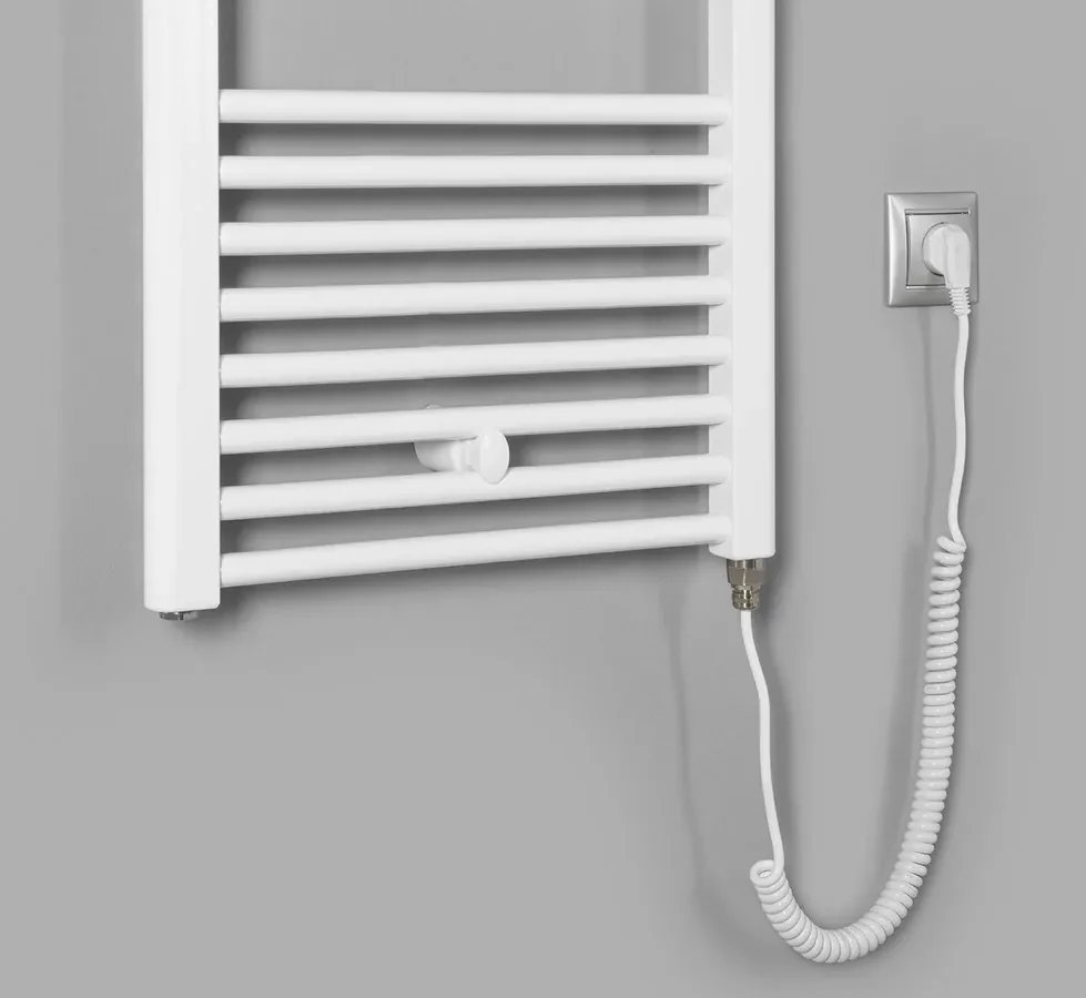Aqualine Aqualine, DIRECT-E elektrické vykurovacie teleso, rovné, 600x960 mm, 400W, biela, ILE96T