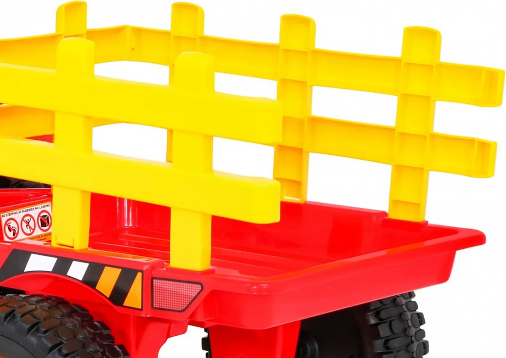 Ramiz Traktor s prívesom BLOW červený