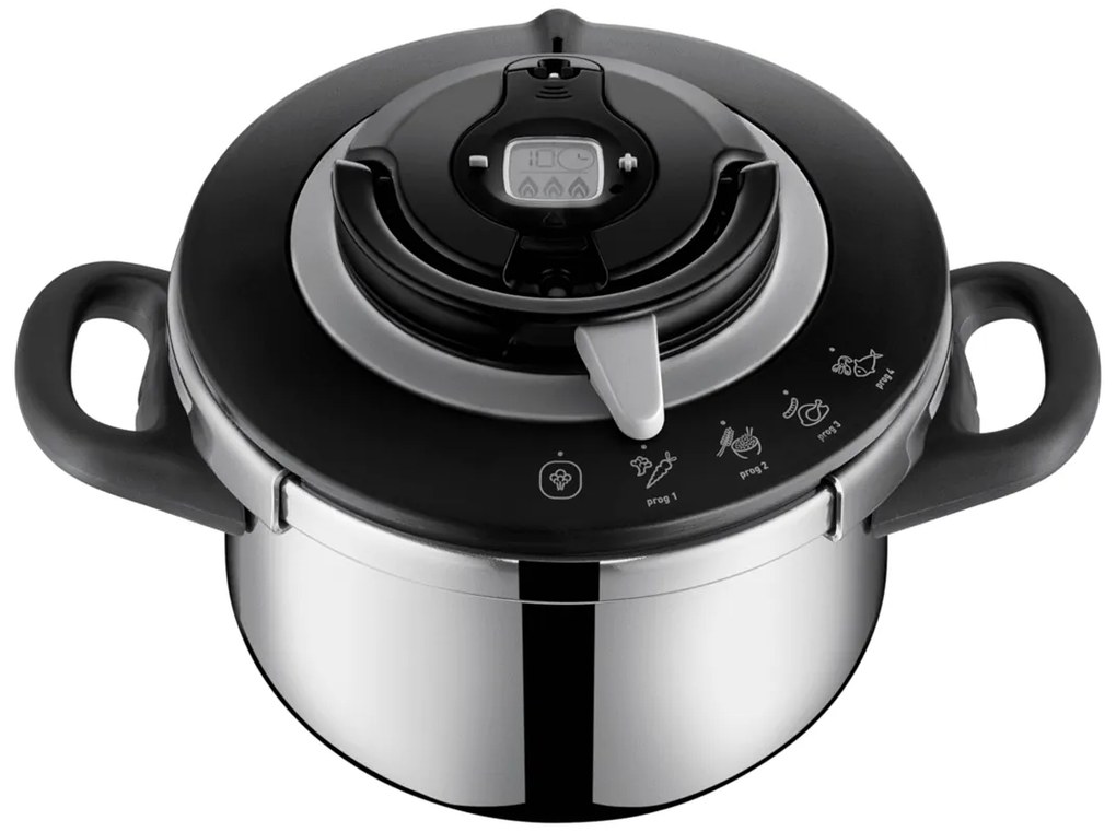 Sada tlakových hrncov Tefal Clipso+ CHEF 6 a 4,5 l P4552030 Nerezový/Čierny