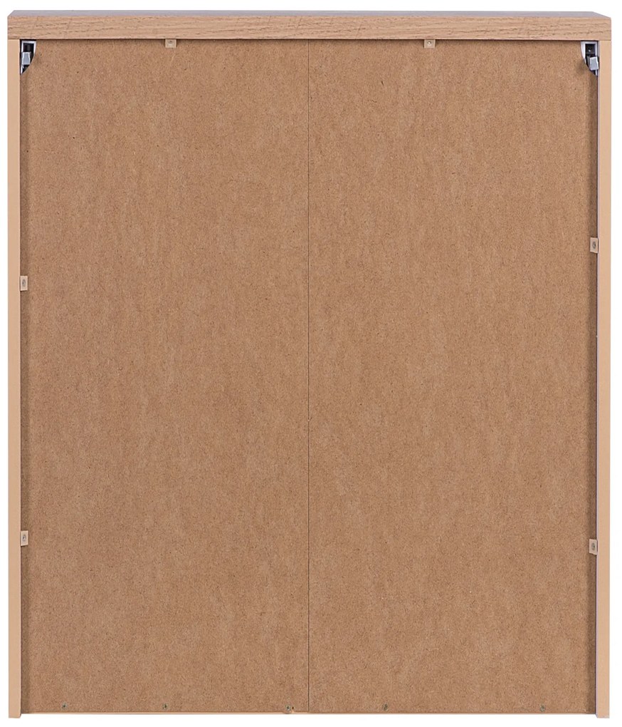 Kúpeľňová závesná skrinka BALI biela so zrkadlom 60 cm