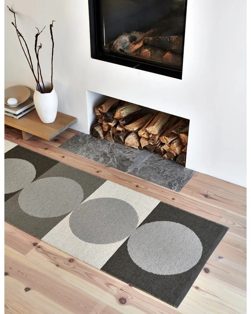 Sivo-krémový vnútorný a vonkajší koberec 70x140 cm Otto Clay – Pappelina