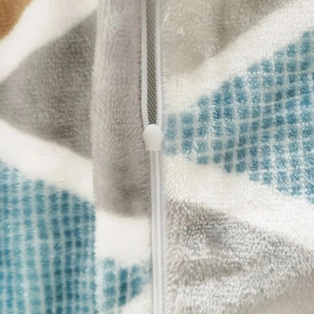 Mikroplyšové obliečky Triangel 200x140cm+90x70cm TiaHome