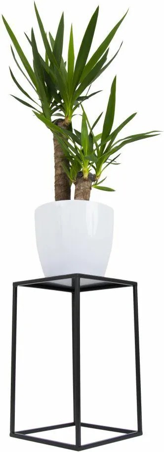 STOJAN NA KVETINÁČ SIMPLE 40X24X24 CM ČIERNA