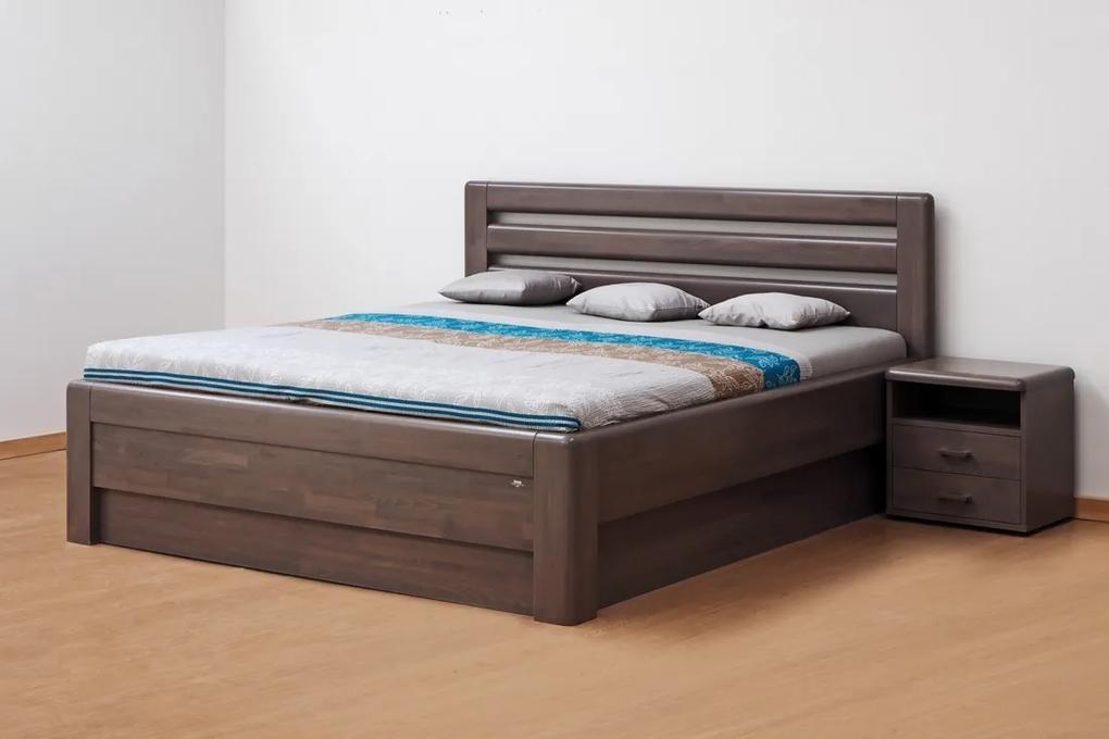 BMB ADRIANA LUX - masívna buková posteľ 160 x 220 cm, buk masív