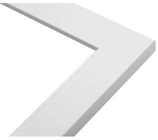 Zrkadlo s bielym rámom SLIM 47,5 x 107,5 cm
