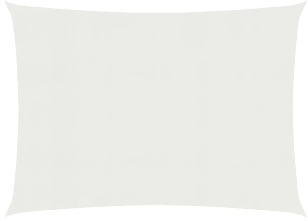 vidaXL Tieniaca plachta 160 g/m², biela 3,5x5 m, HDPE