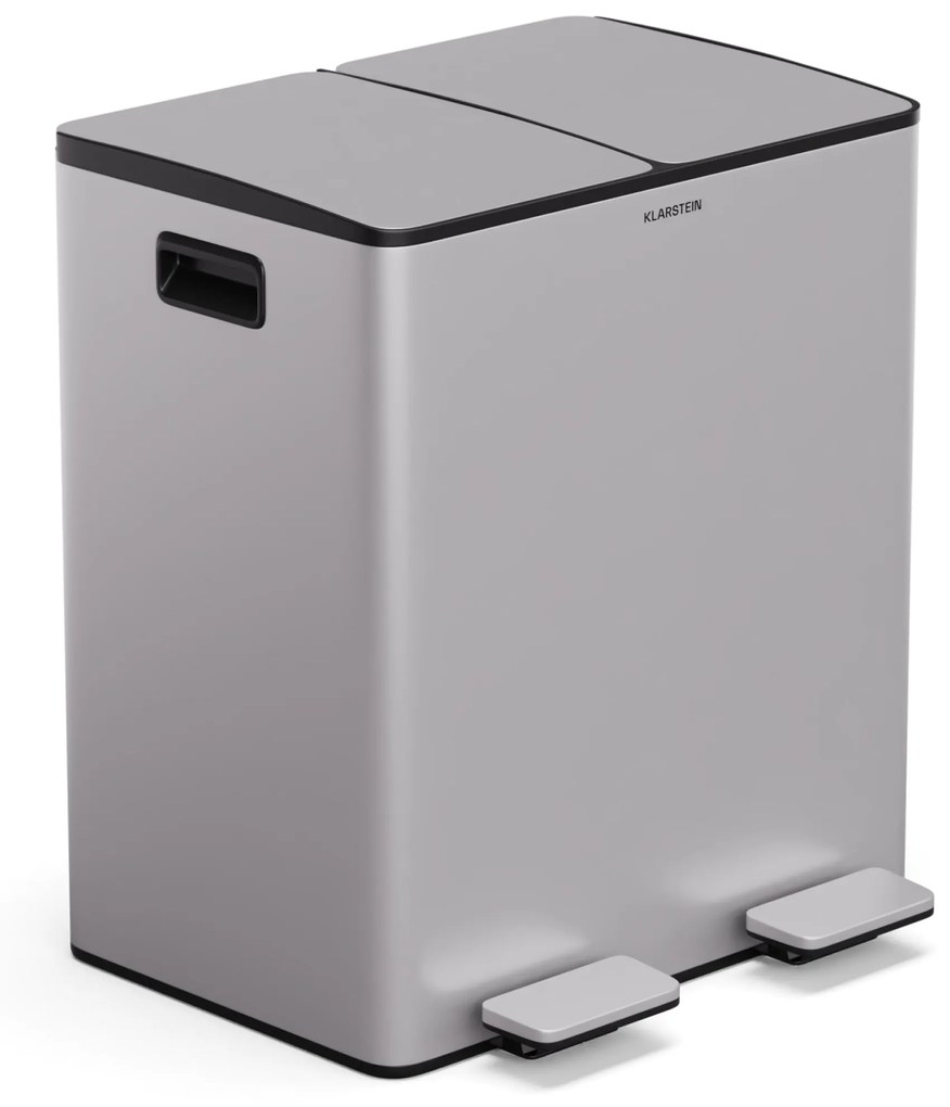 Klarstein EcoVista, odpadkový kôš s kompostérom, 40 l + 3 l/kôš + kompostér, Soft-Close