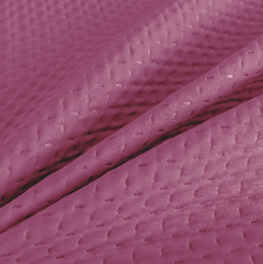 Prehoz na posteľ MONTEGO, tmavoružový Rozmer: 170 x 210 cm