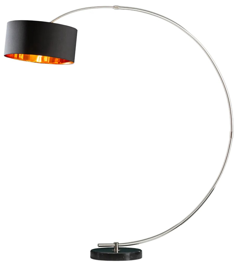 Stojacia lampa Python black gold so stmievačom