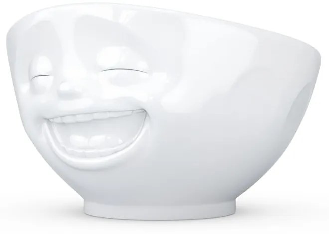 Biela porcelánová smejúca sa miska 58products