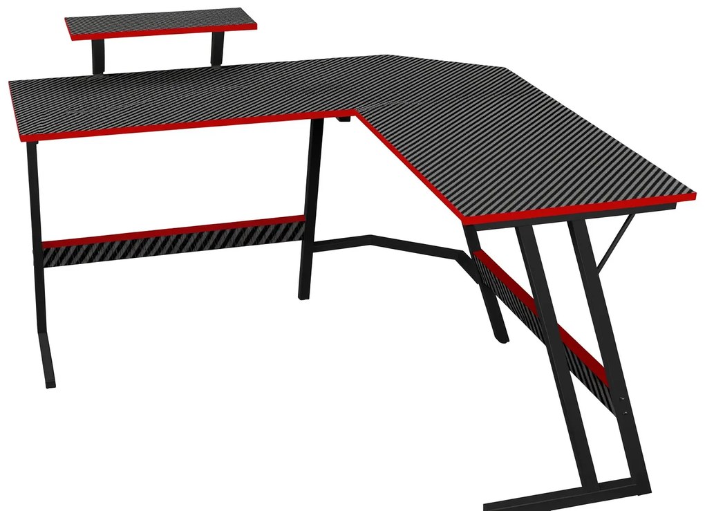 Herný stôl BG02 čierny 130 cm