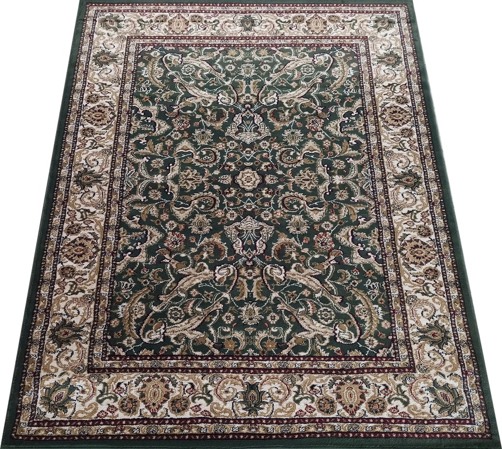 DY Zelený koberec s ornamentami Exclusiv 02N Rozmer: 240x330 cm