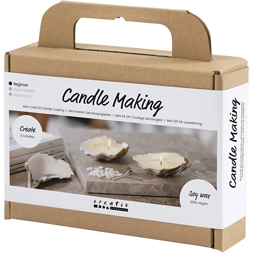 Kreatívna sada Mini Craft Kit Candle Making Shells