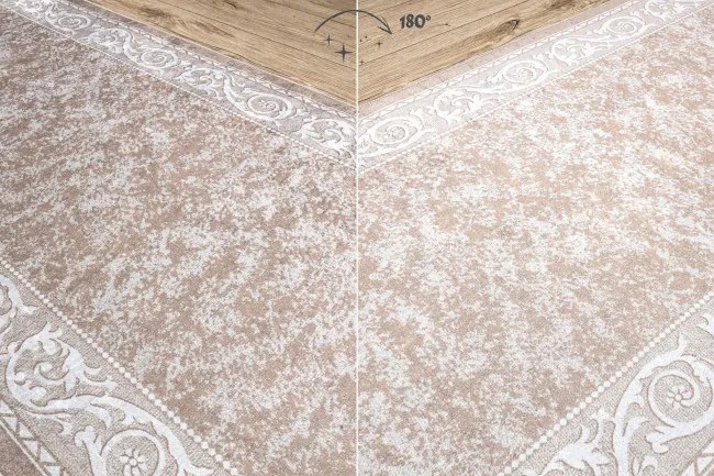 Protišmykový behúň LOTUS ROMANTIC 60981 béžový