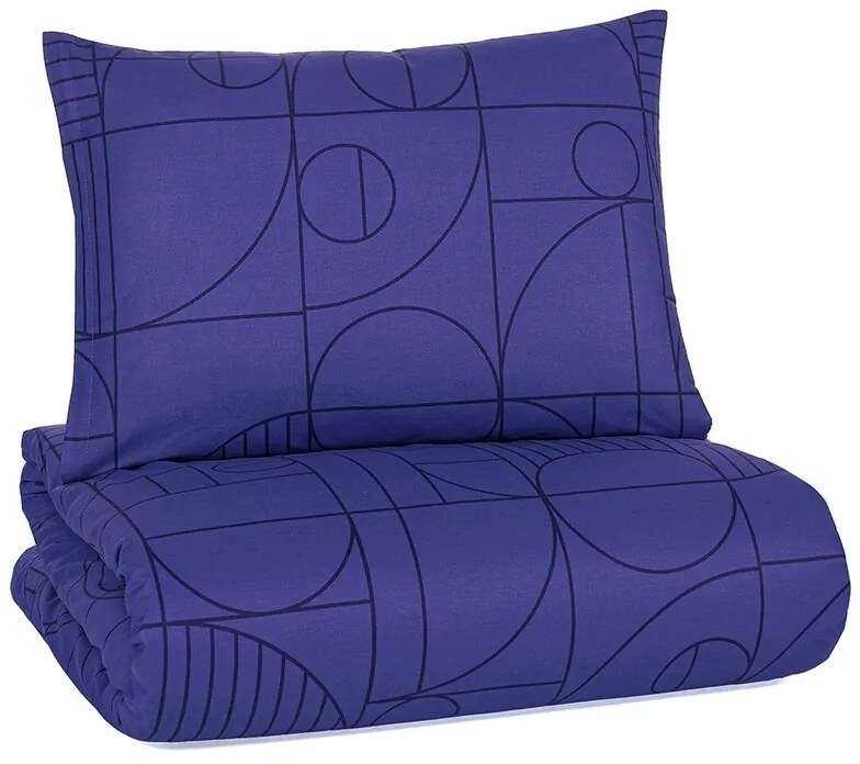 BedTex Bavlnené povlečení Geo Future Dusk, 140 x200 cm, 70 x 90 cm, 140 x 200 cm, 70 x 90 cm