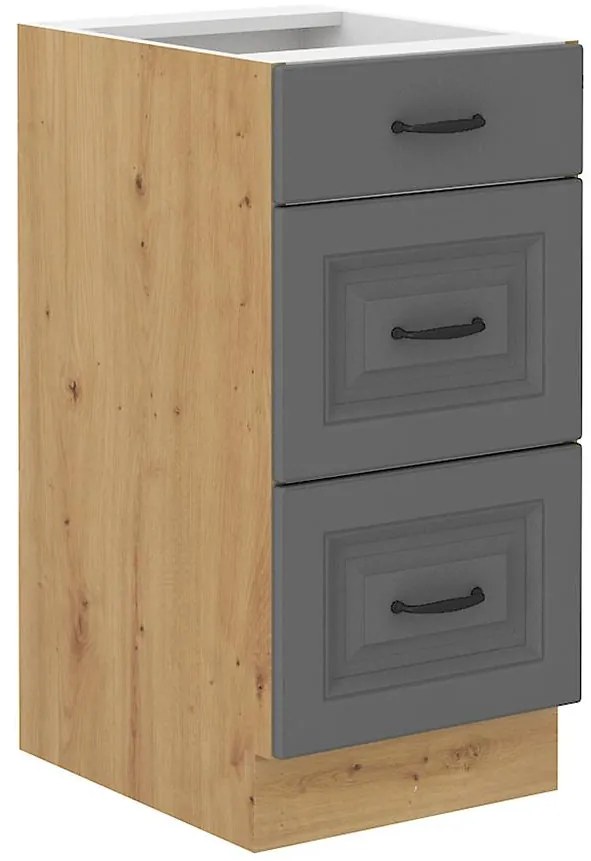 Kuchynská skrinka Stilo dustgrey/artisan 40D 3S BB
