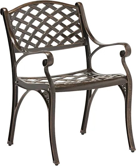 CH Záhradná hliníková stolička Mondrich