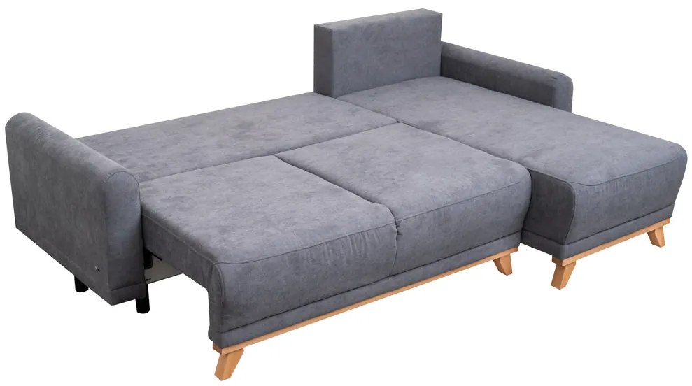 AKCIA Svetlosivá rohová sedacia súprava ORANGE, obojstranná II. akosť