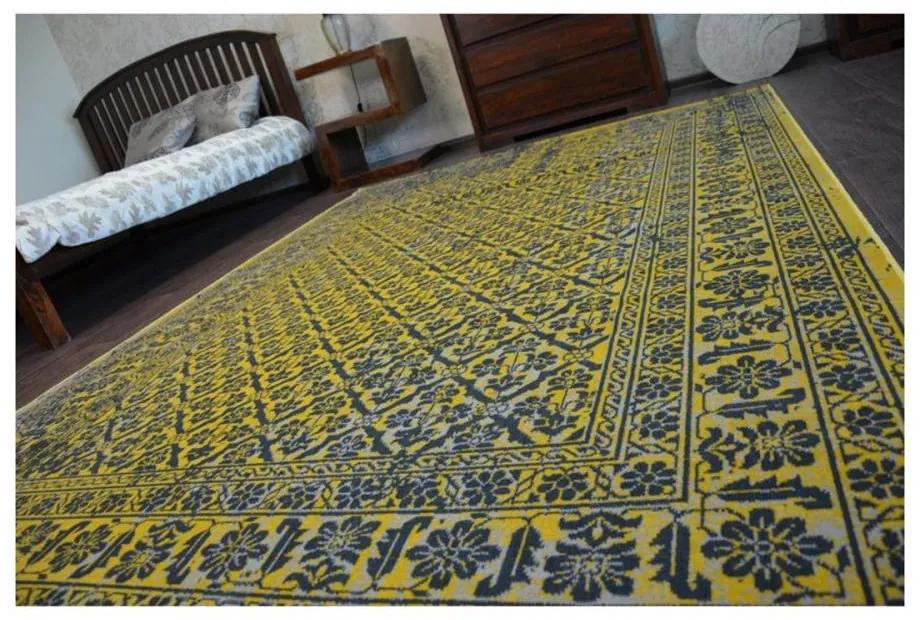 Kusový koberec PP Rose žltý 120x170cm