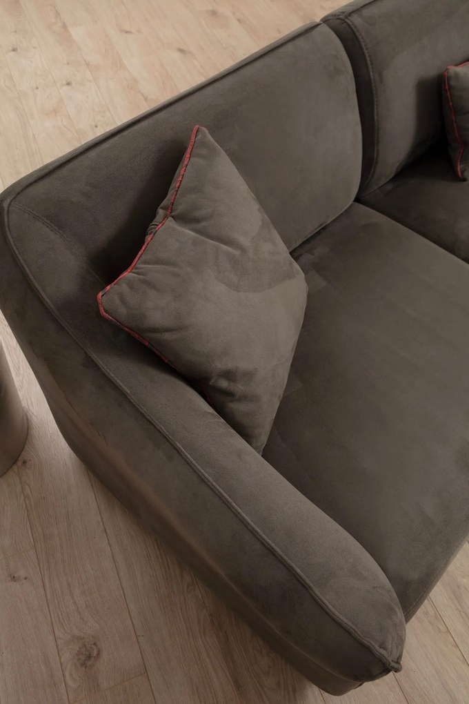 Mentis Corner elegantná trojmiestna pohovka Grey