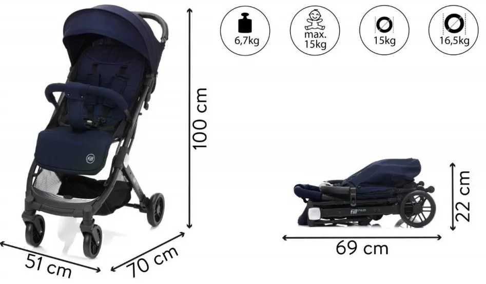 FILLIKID STYLER BLUE MELANGE