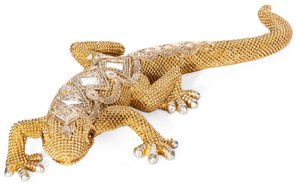 DEKORAČNÁ SOŠKA GATOS 25X11X5 CM ZLATÁ