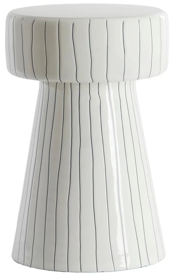 Kovový okrúhly odkladací stolík ø 29 cm Dakwa – Light & Living