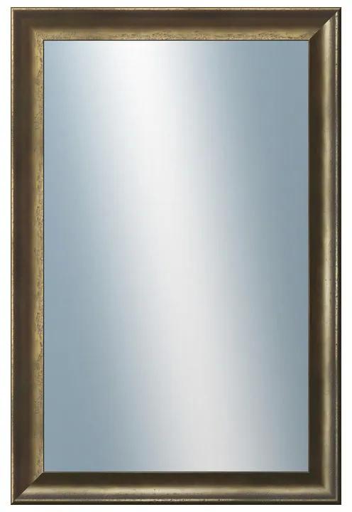 DANTIK - Zrkadlo v rámu, rozmer s rámom 40x60 cm z lišty Ferrosa bronzová (3143)