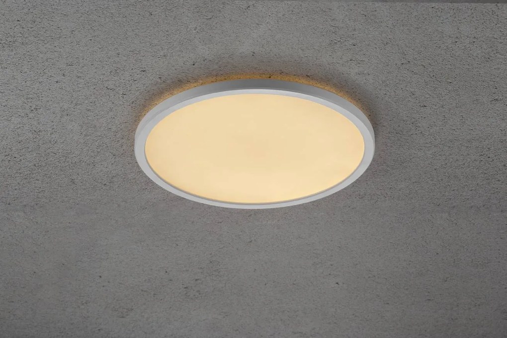 Stropné svietidlo Nordlux Oja 2700K 3-step (Ø29,4cm) biela plast IP20 47276001