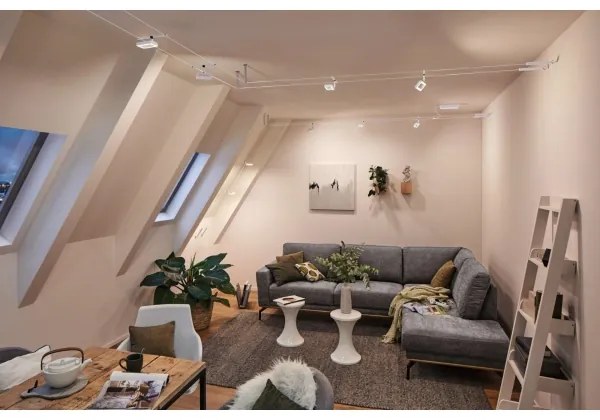 Paulmann 94483 - SADA 5xLED/4,8W Bodové svietidlo FRAME 230V biela