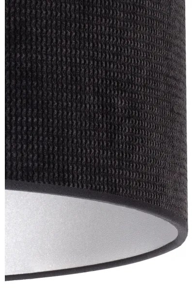 Duolla - Luster na lanku LYON 1xE27/15W/230V pr. 40 cm čierna