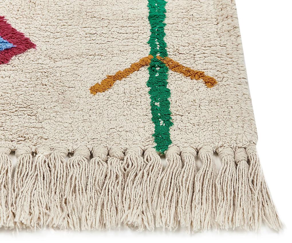 Bavlnený koberec 160 x 230 cm béžový CETMI Beliani