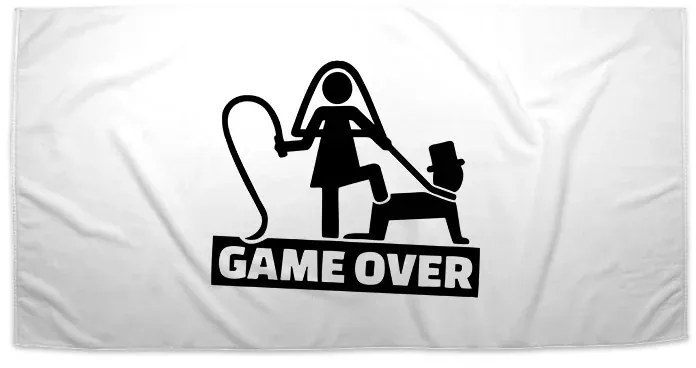 Sablio Uterák Game over - 50x100 cm