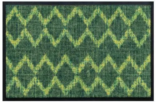 Premium rohožka s indiánskym vzorom - žlto-zelená (Vyberte veľkosť: 100*70)