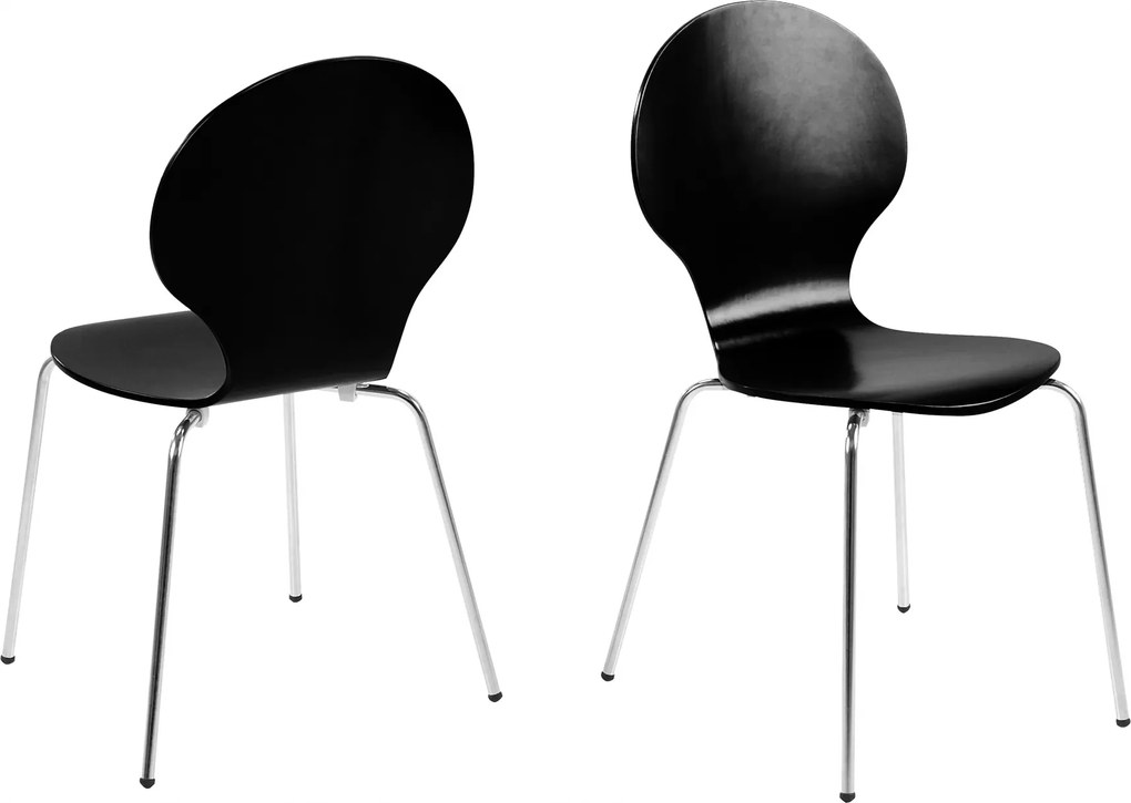 Bighome - Jedálenská stolička MARCUS, čierna