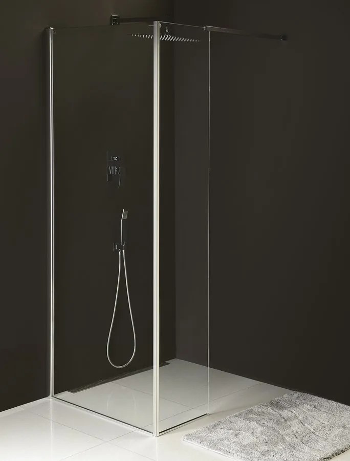Polysan Polysan, MODULAR SHOWER prídavný panel na inštaláciu na stenu modulu 2, 1000 mm, ľavý, MS2B-100L